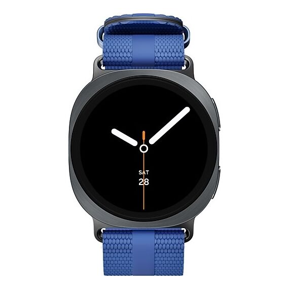 Galaxy Watch 8 | 44 мм | Graphite | Athleisure/Blue | M/L, Тип ремешка : Athleisure, Размер корпуса : 44 мм, Цвет: Graphite, Цвет ремешка: Blue, Размер ремешка : M/L, Подключение часов : Bluetooth / Wi-Fi, изображение 3